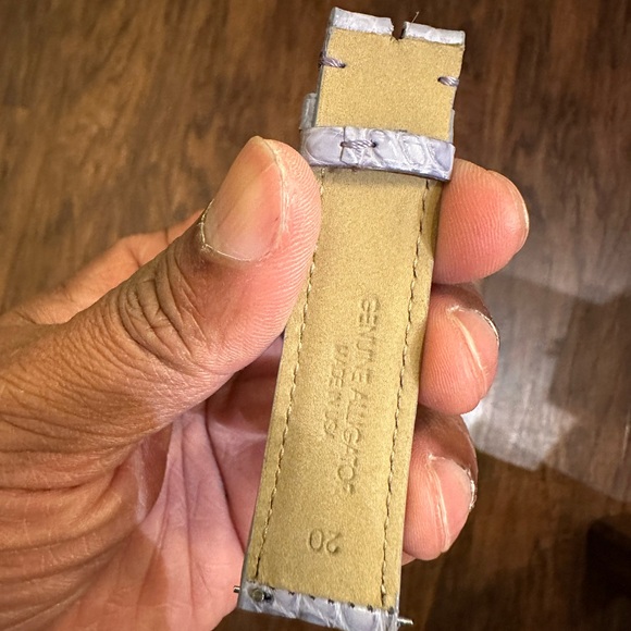 Hadley Roma genuine Alligator leather watch strap (20mm width)_NEW without tags - Picture 6 of 6